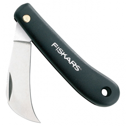 Плоский садовый нож для прививок Fiskars