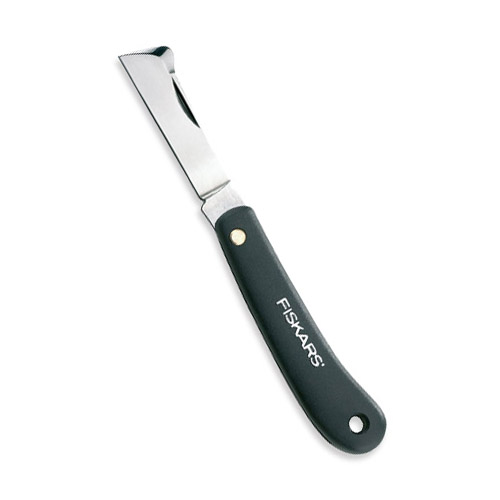 Плоский садовый нож для прививок Fiskars